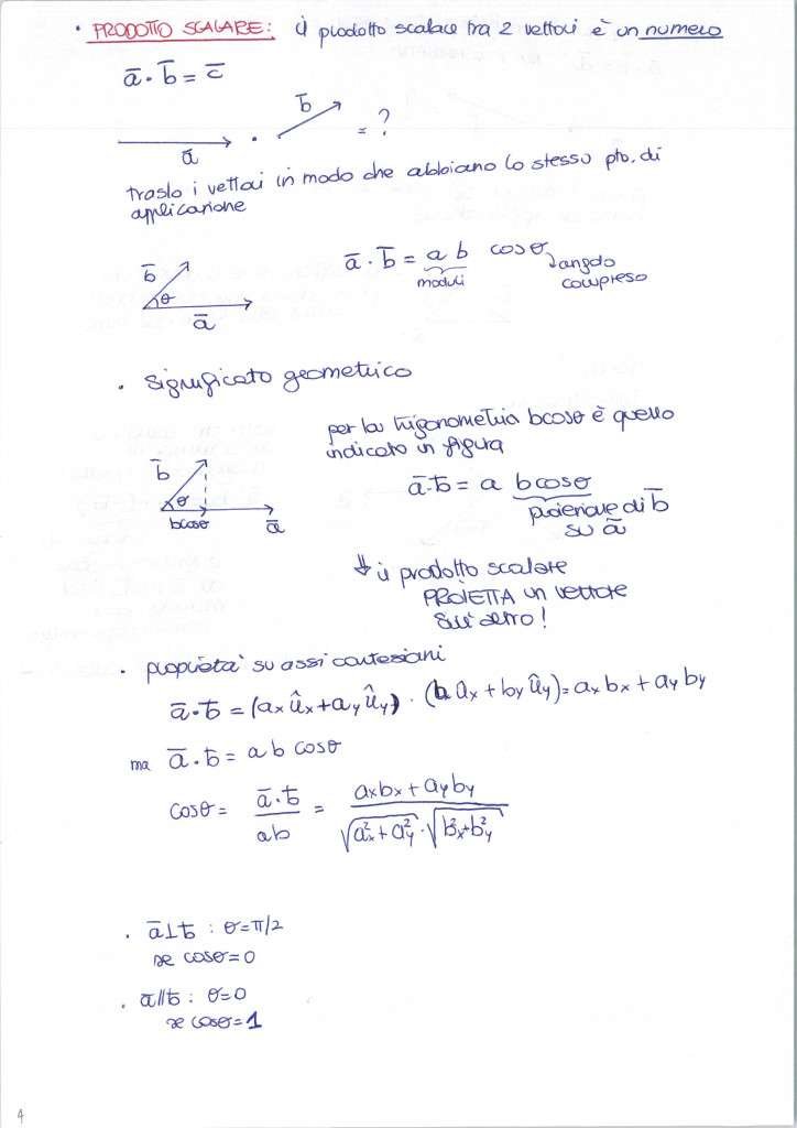 Fisica 1 Calcolo Vettoriale Dispensa MatePratica