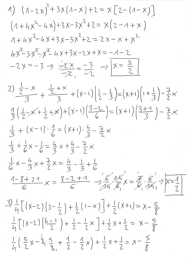 Equazioni lineari 3a